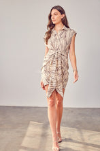 Load image into Gallery viewer, PRINT Front Wrap Dress
