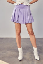Load image into Gallery viewer, Haley Pleated Mini Skirt
