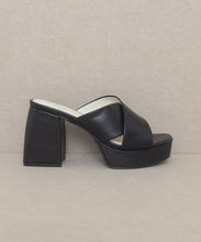 Load image into Gallery viewer, Chunky Suede Platform Heel
