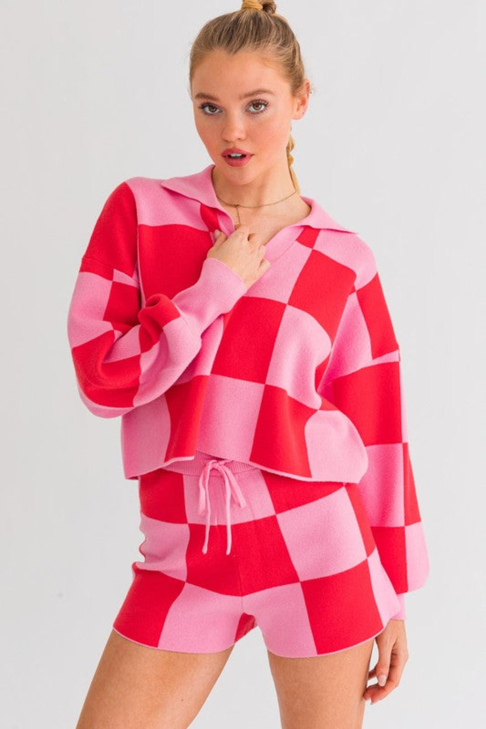 Chelsea Checkered Pullover