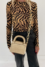 Load image into Gallery viewer, Tiger Print Mesh Top
