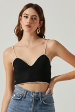 Load image into Gallery viewer, Kiara Pearl Embellished Knit Top
