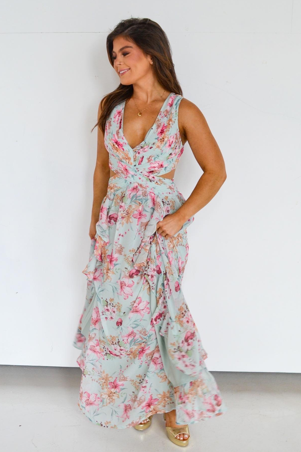 Noya Floral Maxi Dress