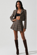 Load image into Gallery viewer, Siarah Plaid Mini Skirt
