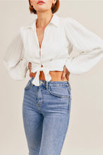 Load image into Gallery viewer, Kennedy Cropped Blouse Tops Seven 1 Seven 
