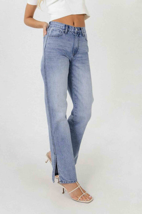 Meredith Slit Jeans Bottoms Seven 1 Seven 