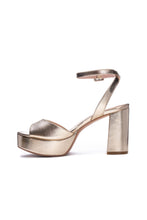 Load image into Gallery viewer, Jen Metallic Platform Heel Shoes Seven 1 Seven 
