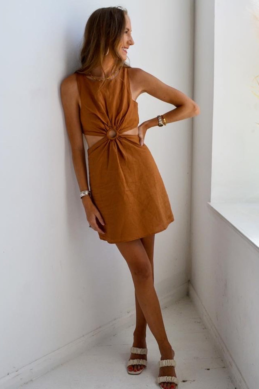 Sophie Linen Mini Dress Dresses Seven 1 Seven 