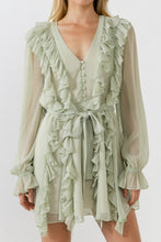 Load image into Gallery viewer, Andi Ruffle Mini Dress Dresses Seven 1 Seven 
