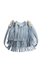 Load image into Gallery viewer, Milly Fringe Bucket Bag Accessories Seven 1 Seven Sky 
