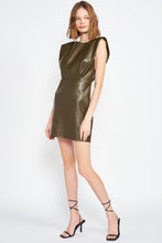 Load image into Gallery viewer, Lana Vegan Leather Mini Dress Dresses Seven 1 Seven 
