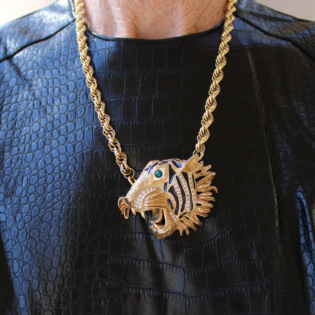 Tiger Necklace Accessories Made in the deep south 